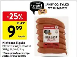 Intermarche Kiełbasa śląska Prosto Z Wędliniarni oferta