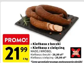 Intermarche Kiełbasa wieprzowa z cielęciną Madej & Wróbel oferta