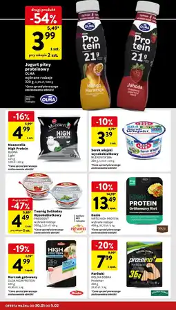 Intermarche Jogurt jahoda Olma High Protein oferta