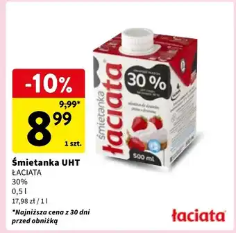 Intermarche Śmietanka 30% Łaciata oferta