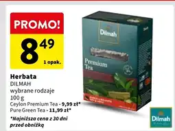 Intermarche Herbata pure green Dilmah Green Tea oferta