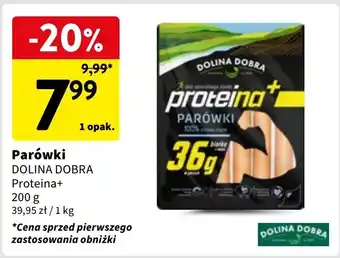 Intermarche Parówki z proteiną Dolina Dobra oferta