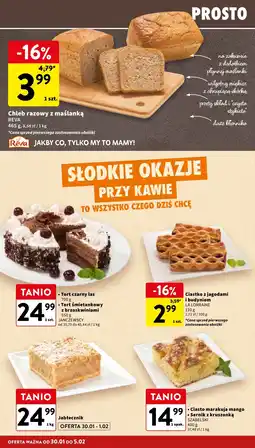 Intermarche Chleb razowy z maślanką Reva oferta