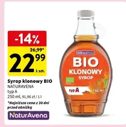 Intermarche Syrop klonowy Naturavena oferta