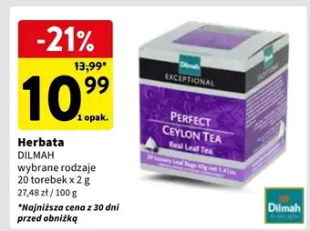 Intermarche Herbata perfect ceylon Dilmah Exceptional oferta