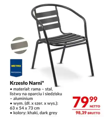 Makro Krzesło Narni oferta