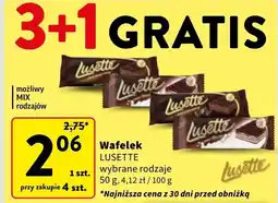 Intermarche Wafel mleczny Lusette oferta