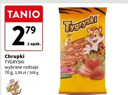 Intermarche Chrupki kukurydziane truskawkowe Tygryski oferta