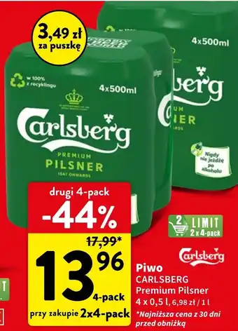 Intermarche Piwo Carlsberg oferta