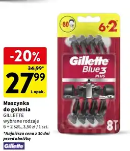 Intermarche Maszynka do golenia Gillette Blue 3 Plus Cool oferta