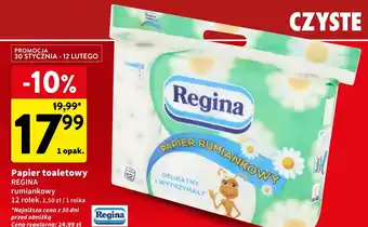 Intermarche Papier toaletowy rumiankowy Regina oferta