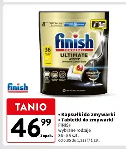 Intermarche Tabletki do zmywania lemon Finish Ultimate Plus oferta