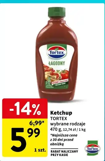 Intermarche Ketchup łagodny Tortex oferta