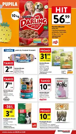 Intermarche Karma dla psa wołowina-warzywa Purina Darling oferta