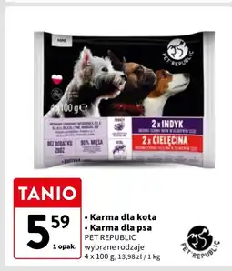 Intermarche Karma dla psa indyk + cielęcina Pet Republic oferta