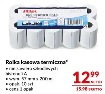 Makro Rolka kasowa termiczna oferta