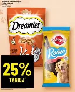 Delikatesy Centrum Przysmaki dla psa Pedigree i kota Dreamies oferta