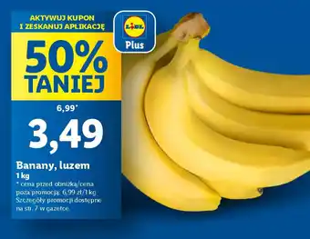 Lidl Banany, luzem oferta