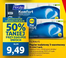 Lidl Floralys papier toaletowy 3-warstwowy oferta
