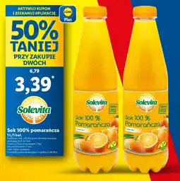 Lidl Sok 100% pomarańcza oferta