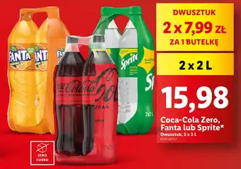 Lidl Coca-Cola Zero, Fanta / Sprite oferta