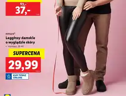 Lidl esmara Legginsy damskie o wyglądzie skóry oferta