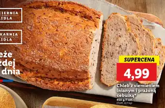 Lidl Chleb z siemieniem Inianym i prażoną cebulką oferta