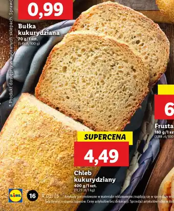 Lidl Chleb kukurydziany oferta