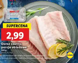 Lidl Dorsz czarny, porcje obiadowe oferta