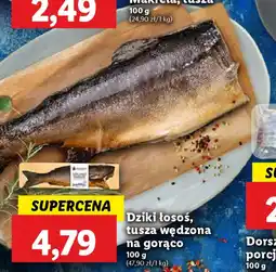 Lidl Dziki łosoś, tusza wędzona na gorąco oferta