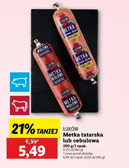 Lidl Łuków metka tatarska lub cebulowa oferta