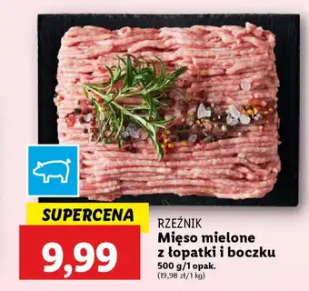 Lidl Rzeźnik mięso mielone z łopatki i boczku oferta