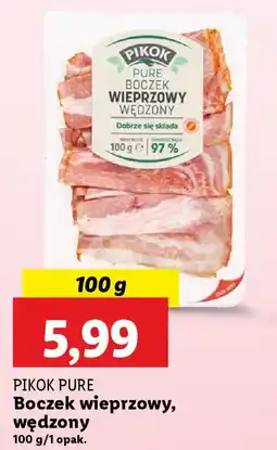 Lidl Pikok pure boczek wieprzowy, wędzony oferta