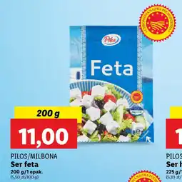 Lidl Pilos/milbona ser feta oferta