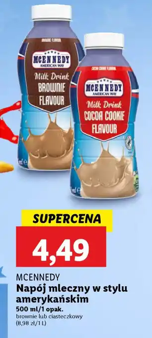 Lidl Mcennedy napój mleczny w stylu amerykańskim oferta