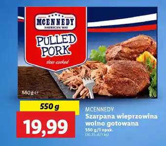 Lidl Mcennedy szarpana wieprzowina wolno gotowana oferta