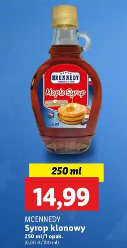 Lidl Mcennedy syrop klonowy oferta