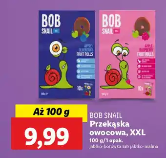 Lidl BOB SNAIL Przekąska owocowa, XXL oferta