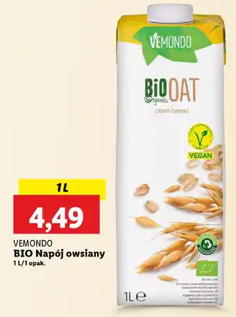 Lidl Vemondo bio napój owsiany oferta