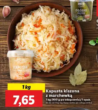 Lidl Kapusta kiszona z marchewką oferta