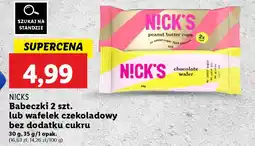 Lidl N!cks babeczki 2 szt. / wafelek czekoladowy oferta