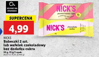 Lidl N!cks babeczki 2 szt. / wafelek czekoladowy oferta