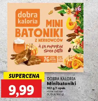 Lidl Dobra kaloria minibatoniki oferta