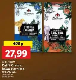 Lidl Bellarom caffé crema, kawa ziarnista oferta