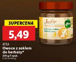 Lidl 4tea owoce z sokiem do herbaty oferta