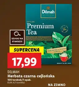 Lidl Dilmah herbata czarna cejlońska oferta