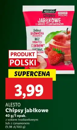 Lidl Alesto chipsy jabłkowe oferta