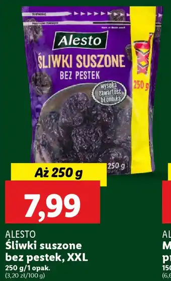 Lidl ALESTO Śliwki suszone bez pestek, XXL oferta