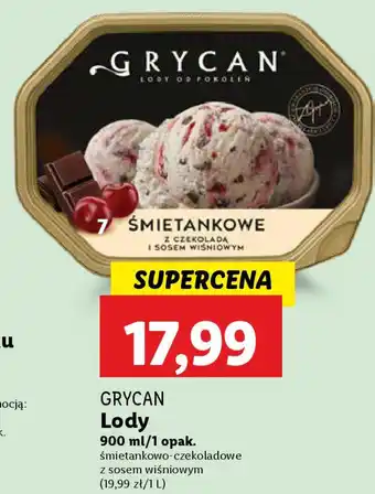 Lidl GRYCAN Lody oferta