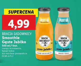 Lidl Bracia sadownicy smoothie gęste jabłko oferta